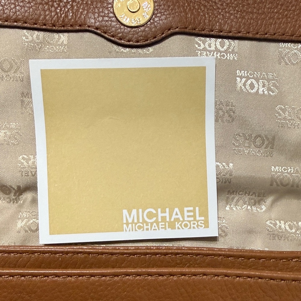Michael Kors Brown Leather Crossbody Bag - Picture 6 of 6